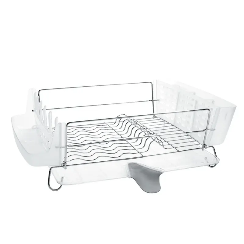 Aluminum Dish Rack 17.9 In. L X 15 In. W X 6.6 In. H Gray