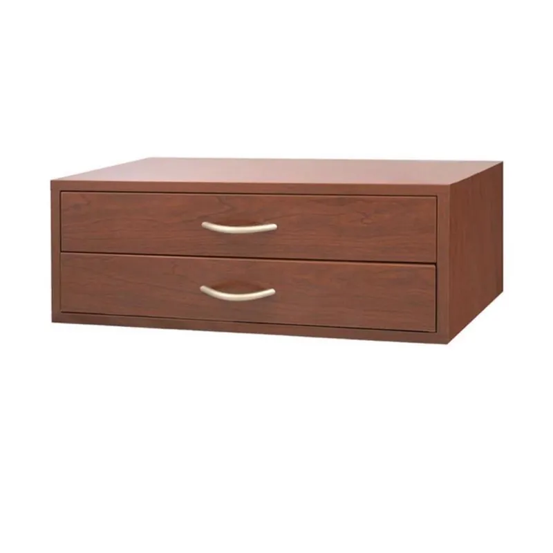 Organized Living Cherry Wood 2-door Cabinet 9.5 H X 24 W X 14 D