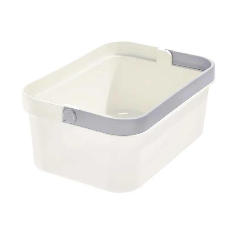 5.2 In. H X 12.85 In. W X 8.7 In. L White Shower Basket