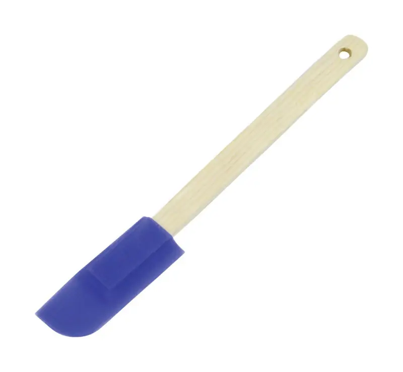 Chef Craft 1-1/4 In. W X 9.5 In. L Red/Brown Silicone/Wood Spatula