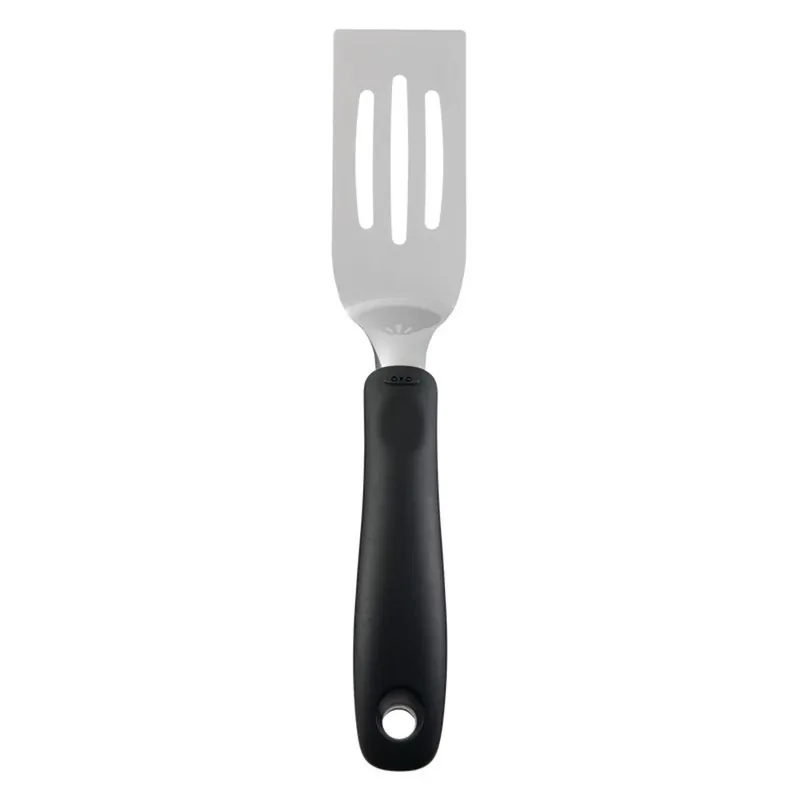 9 In. Stainless Steel Cut & Serve Turner With Slotted Head