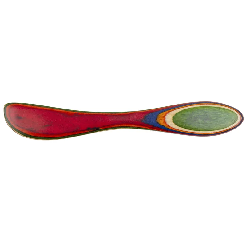 Baltique Multicolored Birch Wood Spreading Knife 8 Inches