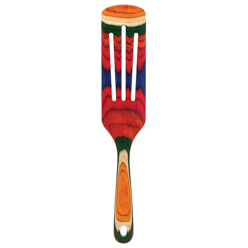 Baltique Multicolored Birch Wood Spurtle 13 Inches