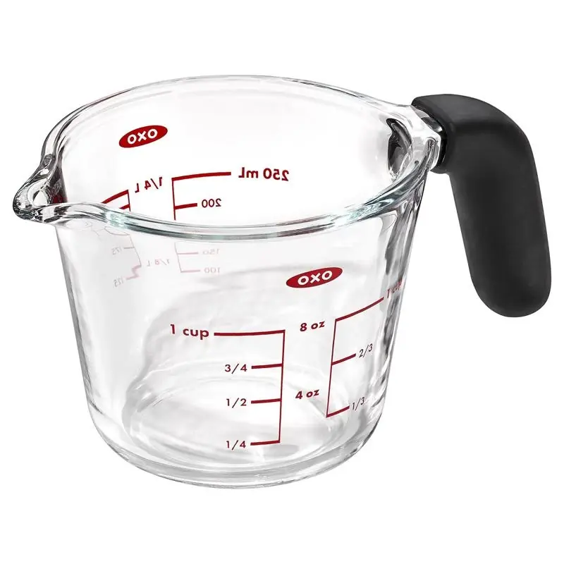 Oxo Good Grips 1 Cup Glass Clear Measuring Cup Dishwasher Safe