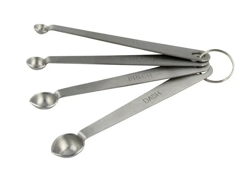 Fox Run Stainless Steel Measuring Spoon Set - Pinch, Dash, Smidgen - Model 1068