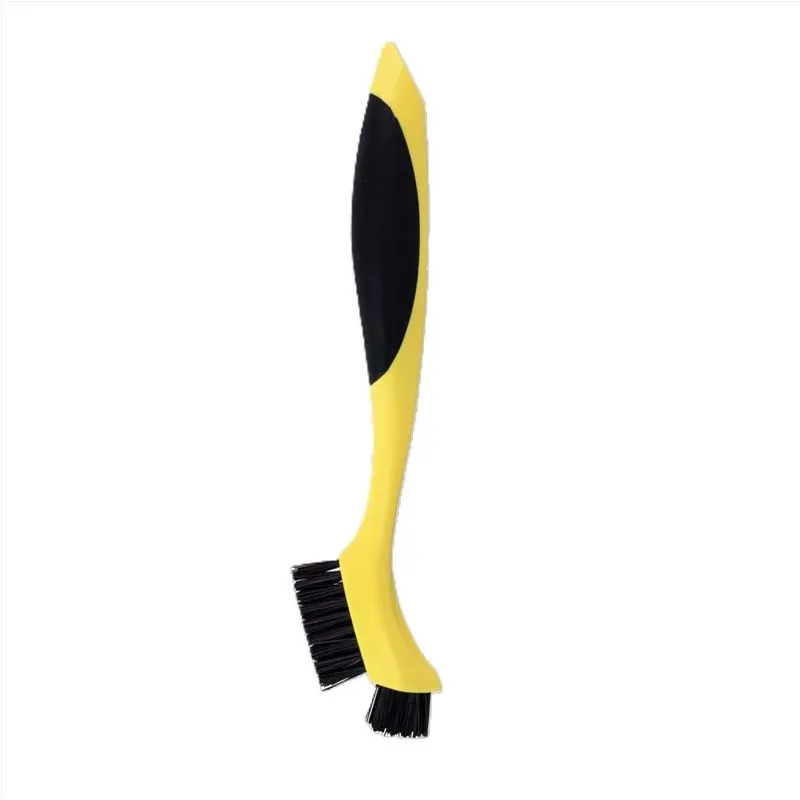Lodge 0.6‑Inch Plastic Handle Cleaning Brush – Black & Yellow