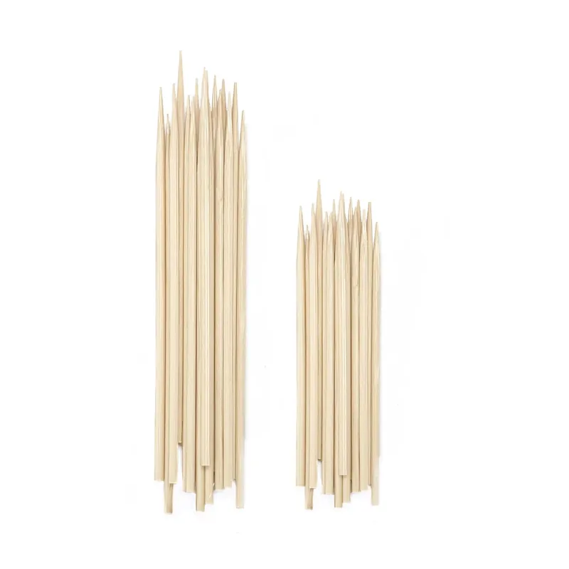 Natural Bamboo Skewers - 200 Count, 9.45 Inches Long, Eco-friendly