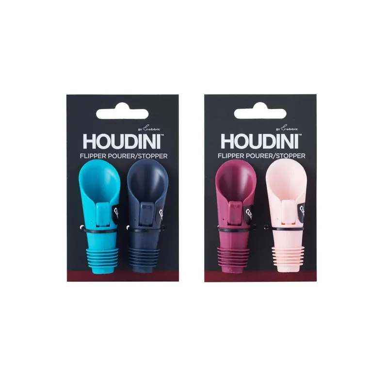 Assorted Plastic Stopper/pourer - 4 Pack Kitchen Barware Accessories