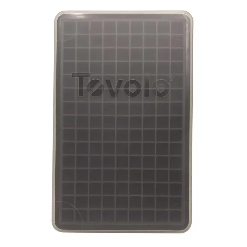 Charcoal Silicone Ice Mold - 8.75" Height, Dishwasher Safe, Flexible Design