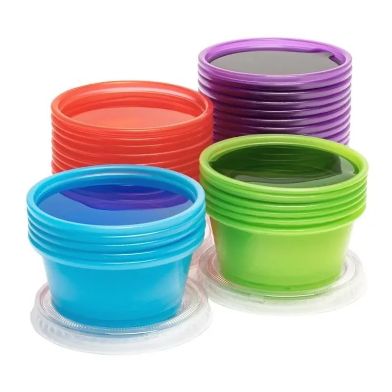 Blueoco Kolorae 2 oz Assorted Polypropylene Tasting Cups – 50 Pack