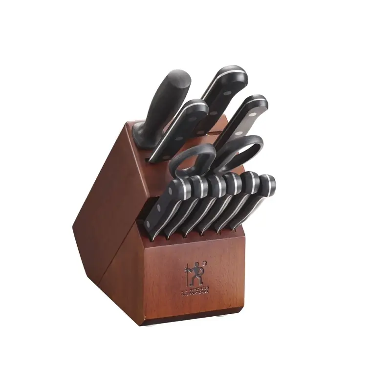 Solution 12-piece Stainless Steel Knife Storage Block Set
