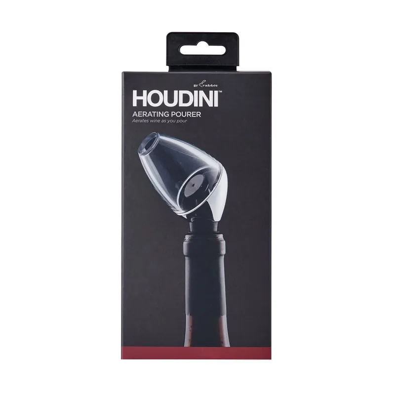 Deluxe 16 Oz Silver Chrome Aerating Wine Pourer Model W9112