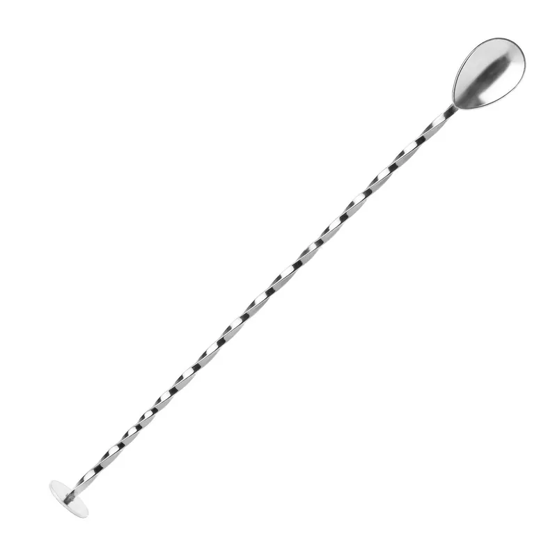 Silver Stainless Steel Cocktail Mixing Spoon 13 In. Model Fta7010