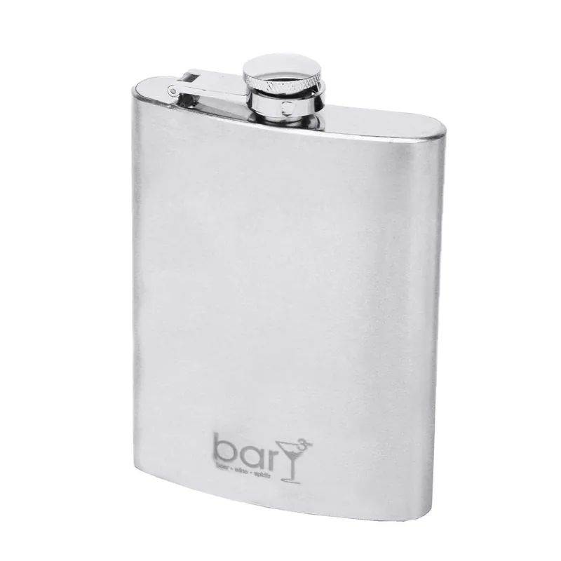 8 Oz Silver Stainless Steel Flask - Durable And Stylish For All Occasions