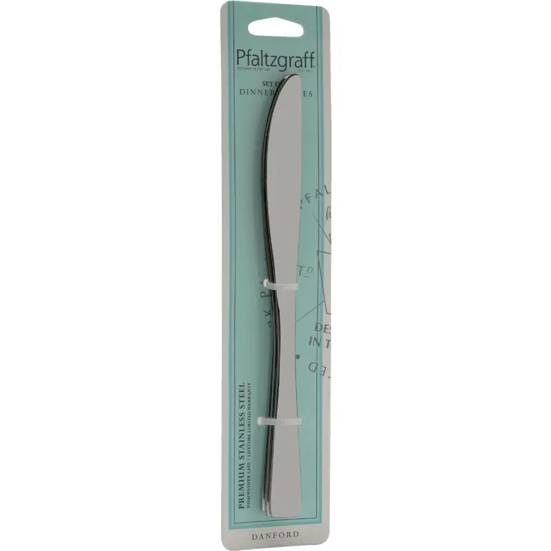 Pfaltzgraff Silver Stainless Steel Danford Dinner Knife Set 3 Pc