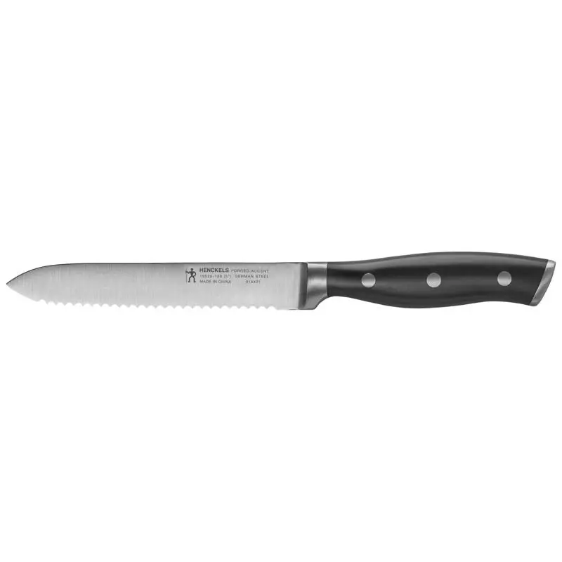 5 Inch Stainless Steel Utility Knife With Plastic Handle