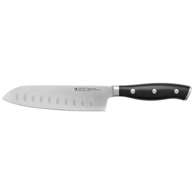 5 Inch Stainless Steel Santoku Knife With Plastic Handle