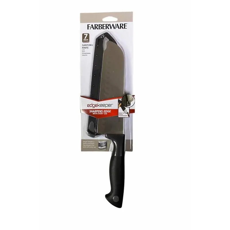 Edgekeeper 7 Inch Stainless Steel Santoku Knife Set - 2 Pieces