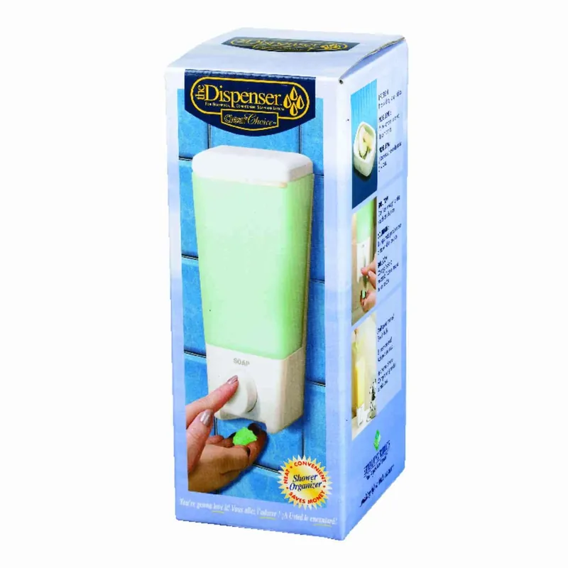 Clear Choice I Clear White Abs Plastic Lotion/soap Dispenser 8.1 In. H