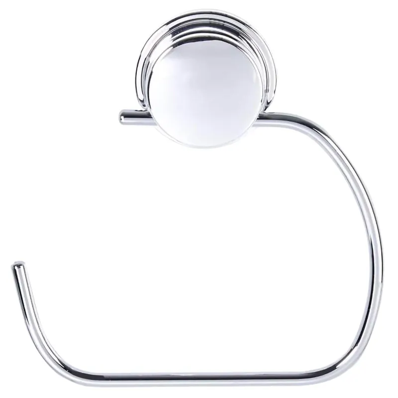 Stick N Lock Plus Chrome Silver Toilet Paper Holder - Model 13822