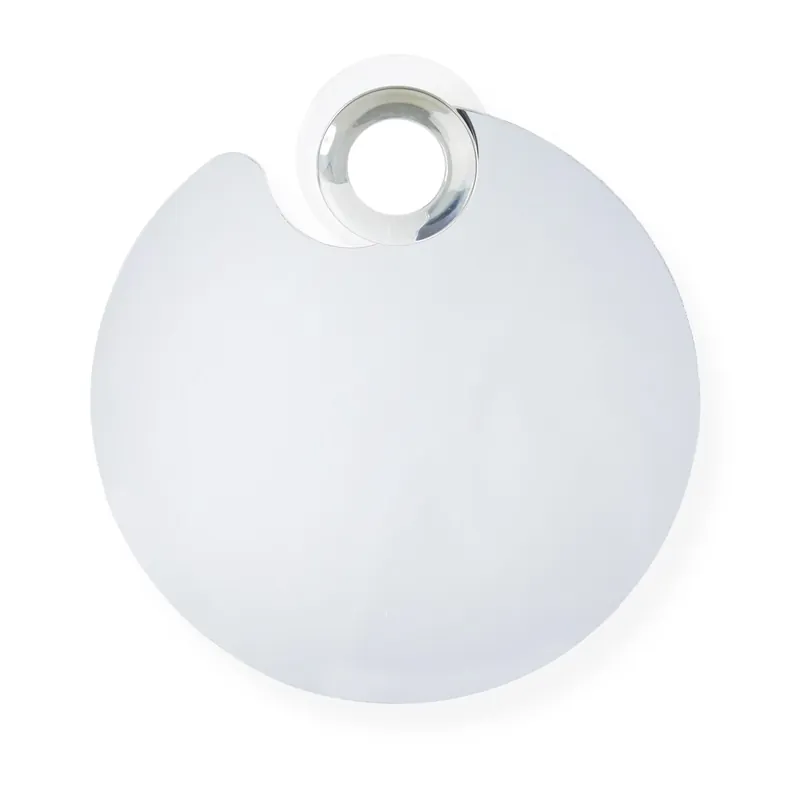 Wall Mount Shower Mirror Gray - Fog Free, 7.13" Width, 6.75" Height