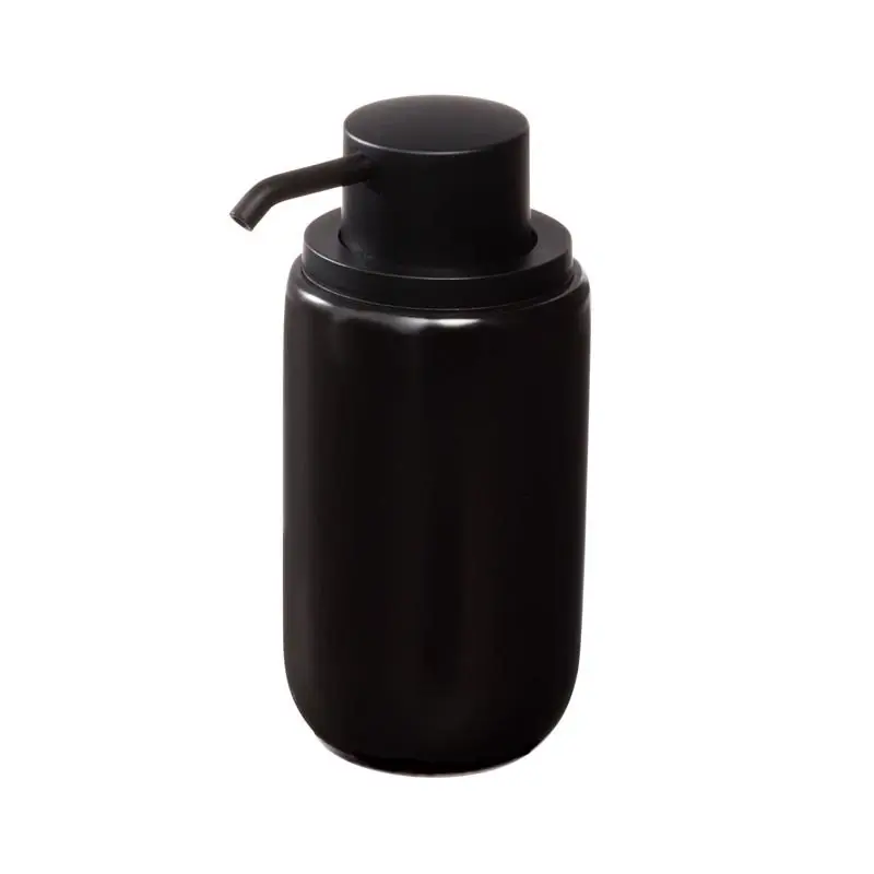 12 Oz Black Ceramic Counter Top Pump Soap Dispenser Model 51727