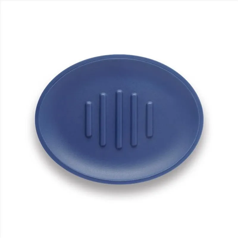 Sttelli Belize Navy Plastic Soap Dish – Sleek Bathroom Organizer