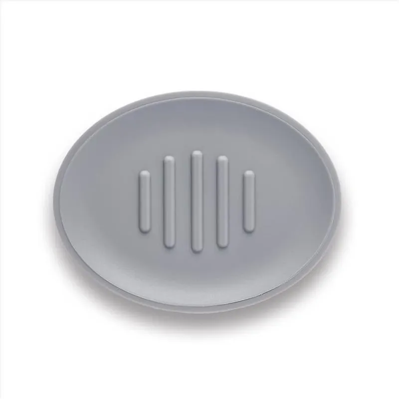 Sttelli Belize Gray Plastic Soap Dish – Sleek, Space‑Saving Bathroom Organizer