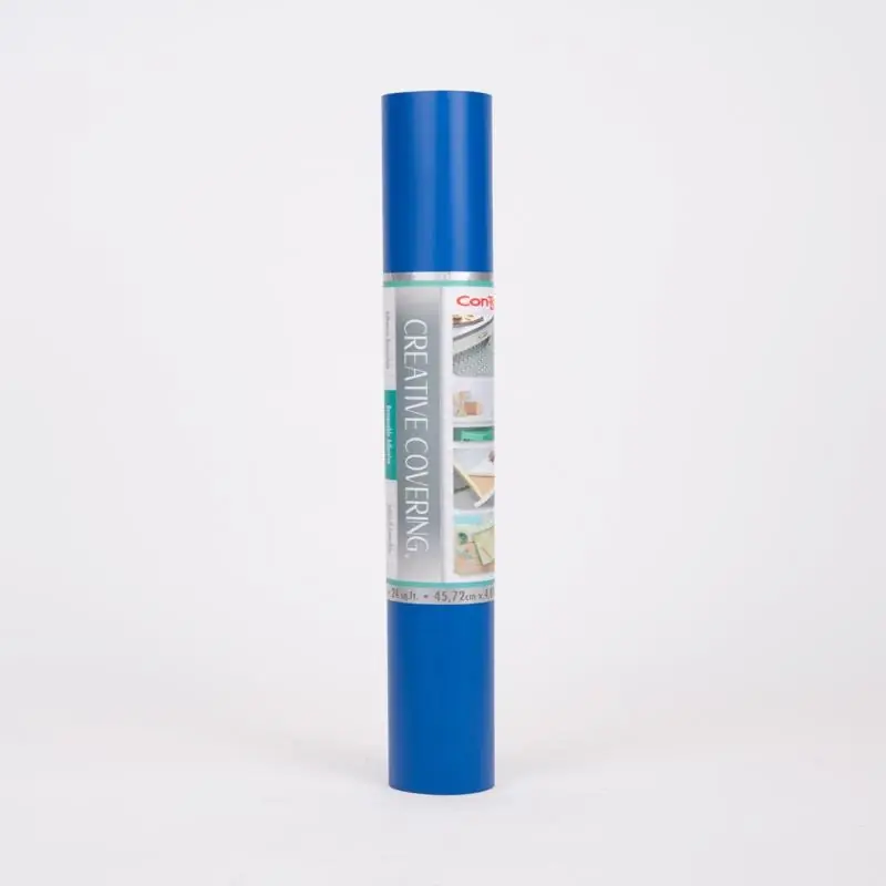 16 Ft. L X 18 In. W Blue Self-adhesive Shelf Liner