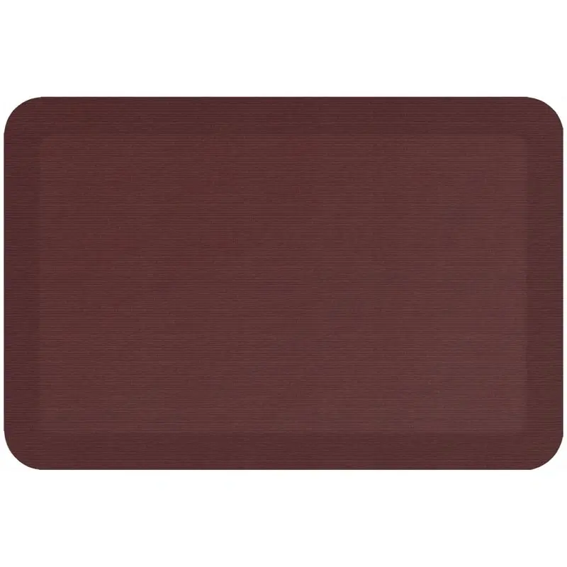 20 In. W X 30 In. L Burgundy Polyurethane Foam Anti Fatigue Mat