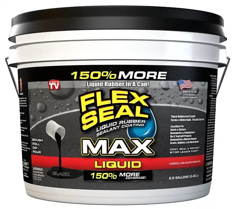 Flex Liquid Max, Black, 2-1/2 Gallons