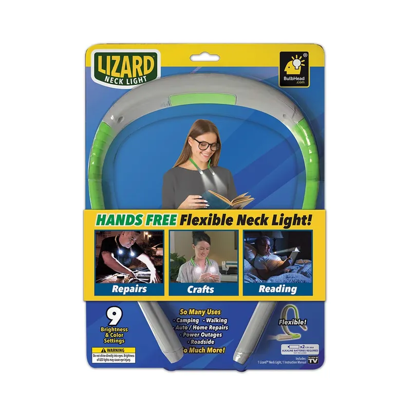 BulbHead Lizard Neck Light 1 Pk