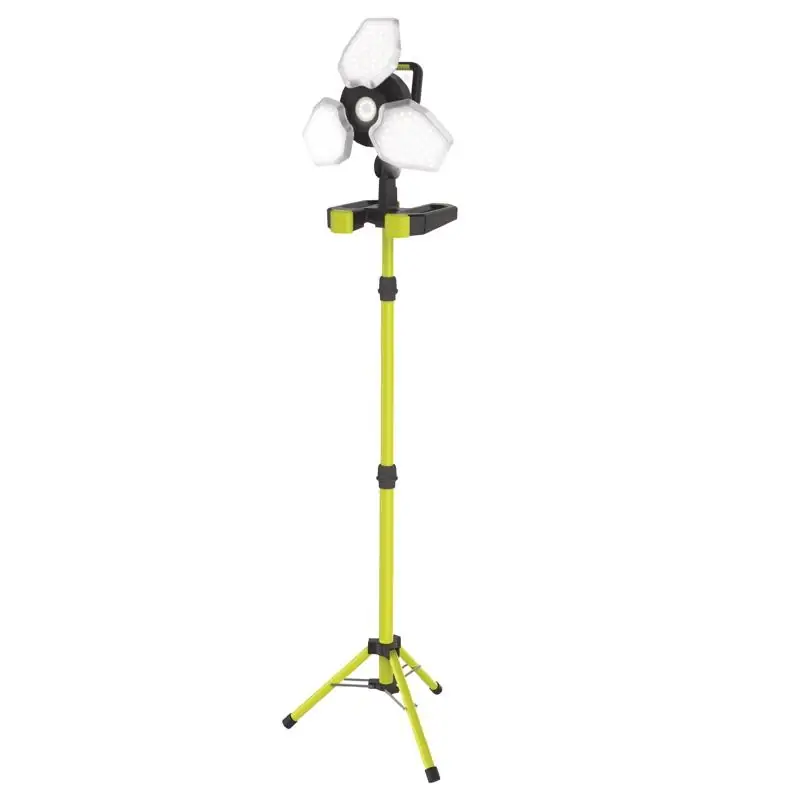 Beyond Bright 7500 Lumens Led Corded Tripod Work Light With Tripod Stand