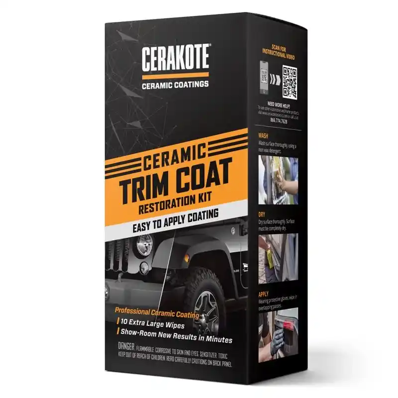 Ceramic Trim Coat Restoration Kit, 10 Wipes