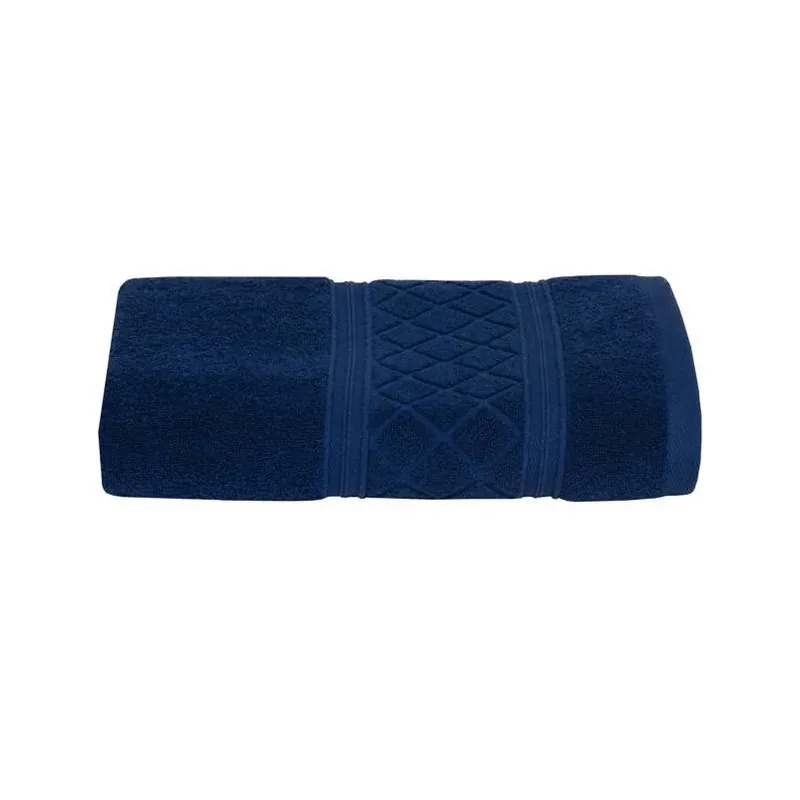 Sttelli Radiance Navy Cotton Bath Towel – Soft 53‑in X 27‑in Plush Towel