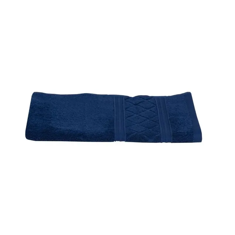 Sttelli Radiance Navy Cotton Hand Towel – Soft 28×16‑in Bath Essential