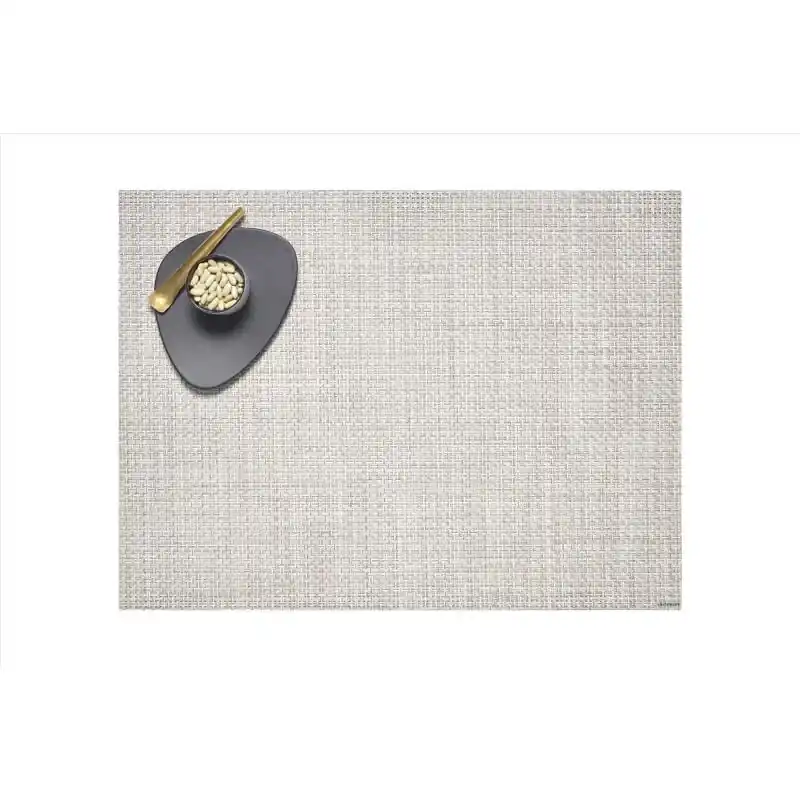 Natural Vinyl Placemats 19 In. L X 14 In. W - Rectangular Kitchen Textiles