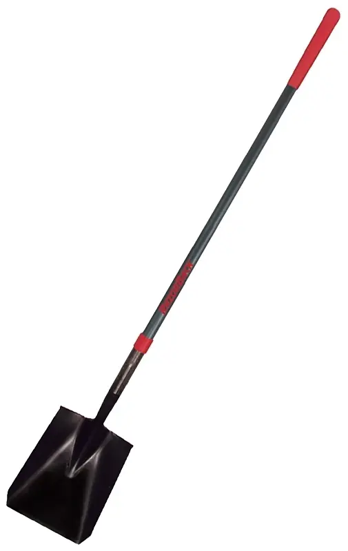 Steel Blade Fiberglass Handle 9.5 In. W X 59.25 In. L Square Point Shovel