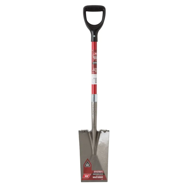 41.5 In. Steel Border Spade With Fiberglass Handle For Gardening