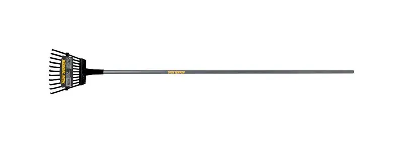 61.65 In. 11 Tine Steel Shrub Rake With Wood Handle