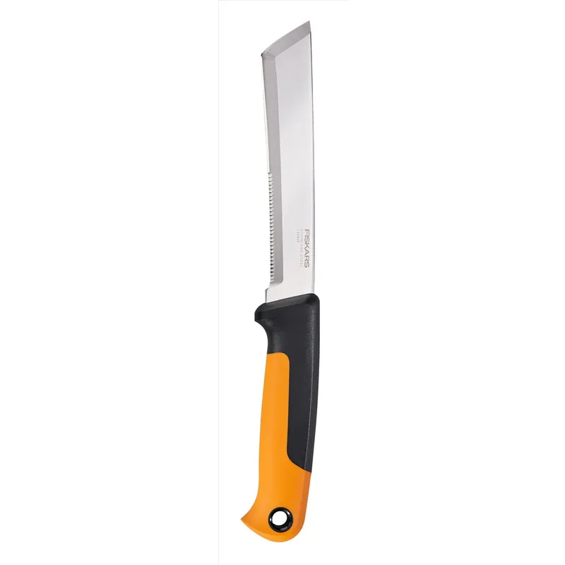 6 In. Stainless Steel Harvest Knife With Ergonomic Handle And Sheath