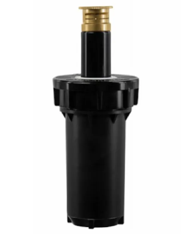 Pro Series Sprinkler Head, Quarter Pattern Twin Spray, Brass Nozzle, 2-In. Pop-Up