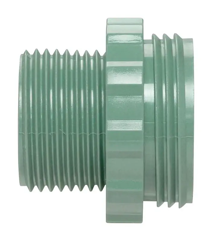 Underground Sprinkler Transition Adapter, PVC-to-Manifold, Heavy-Duty, 1-In.