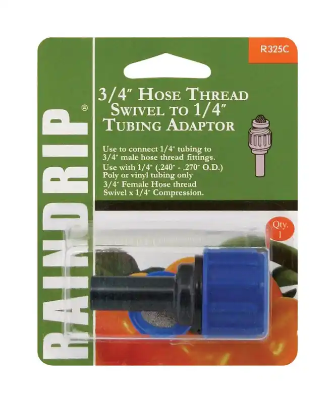 Raindrip 3/4 In. Threaded Drip Irrigation Swivel Adapter 1 Pk