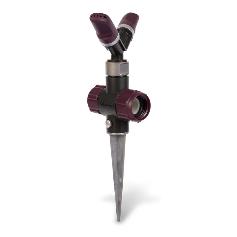 Gilmour Metal Spike Base Whirling Sprinkler 1800 Sq Ft 1 Pk