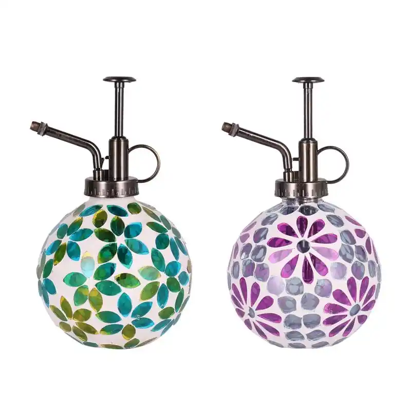6.5 In. H Mosaic Plant Mister Self-watering Globe - Assorted Colors