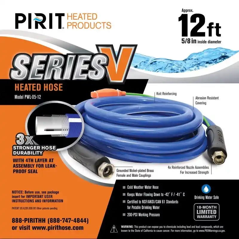 Heated Hose, 12 Ft.