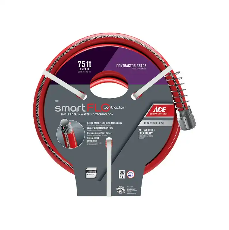 Smartflo 3/4 In. Diameter X 75 Ft. Length Contractor Grade Garden Hose