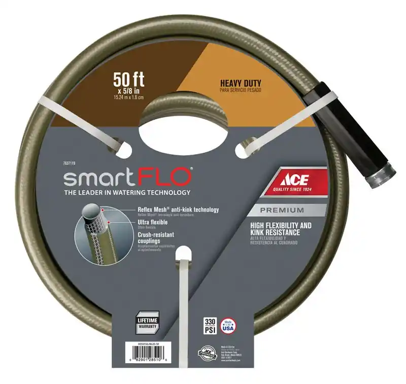 Smartflo 5/8 In. Diameter X 50 Feet Long Heavy Duty Garden Hose