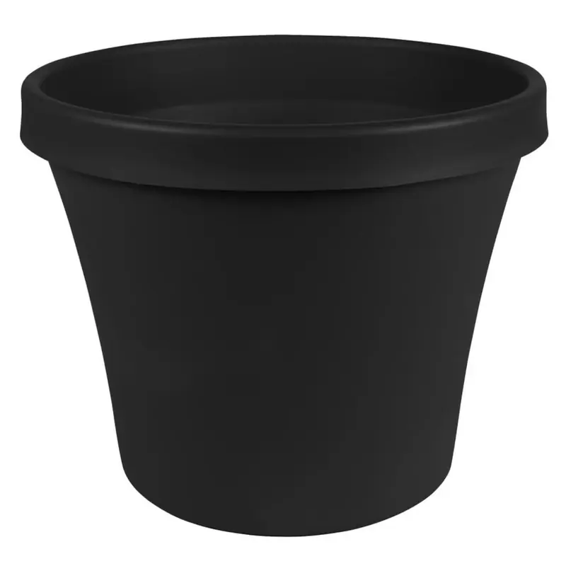 Terra 20.2 In. H X 24 In. D Black Plastic Planter - Model Tr2400